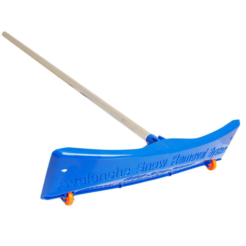 Avalanche SnowRake Deluxe 20 ft. Aluminum Handle Roof Rake with 24 in