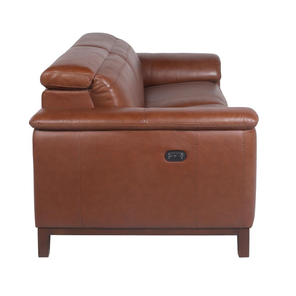 UPC 635178000301 product image for Steve Silver Bergamo 3-Piece Coach Leather Brown Power Reclining Set | upcitemdb.com