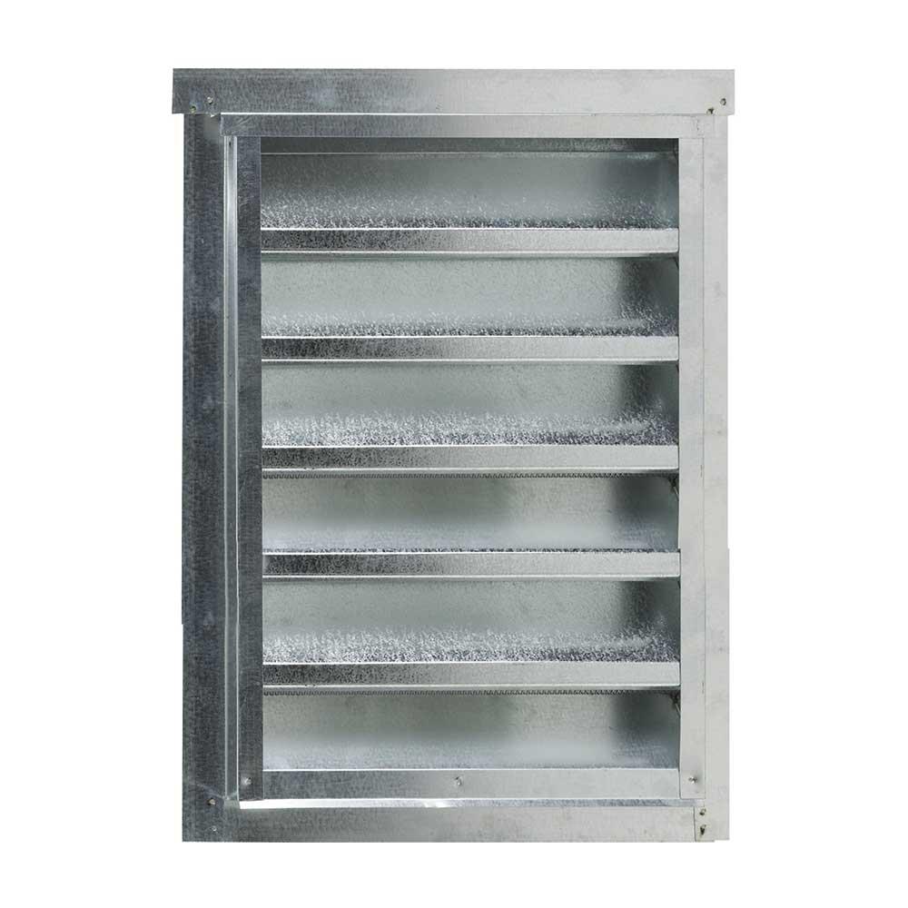 Construction Metals 12 in. x 18 in. Galvanized Steel Rectangular Gable