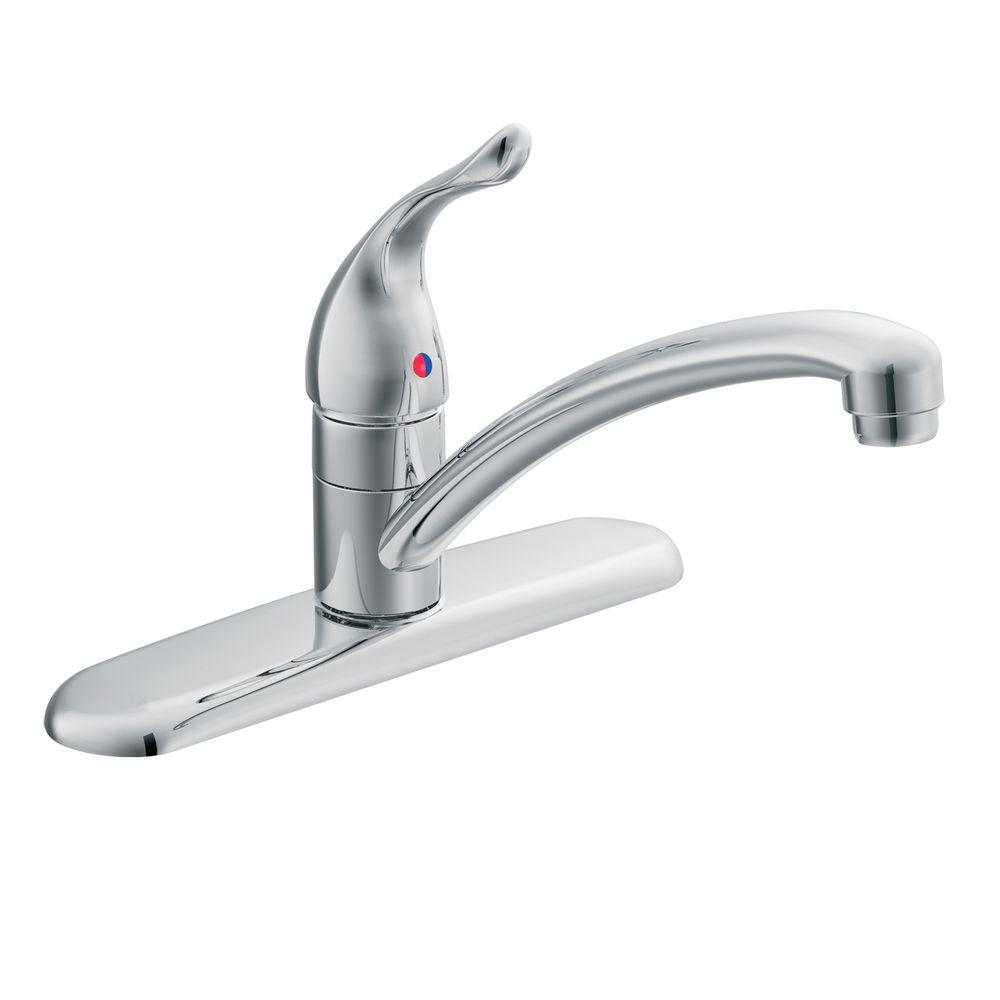 Moen Chateau Single Handle Standard Kitchen Faucet With Side
