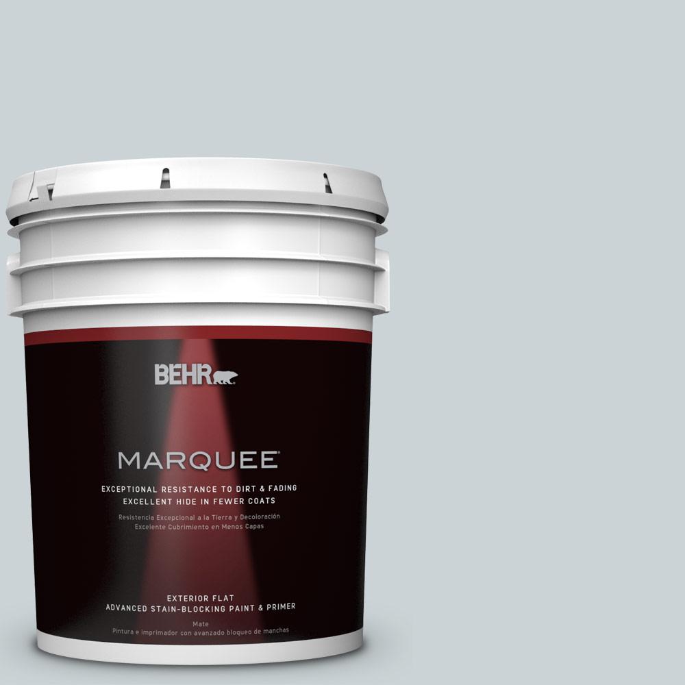 BEHR MARQUEE 5gal. N4901 Absolute Zero Flat Exterior Paint445005