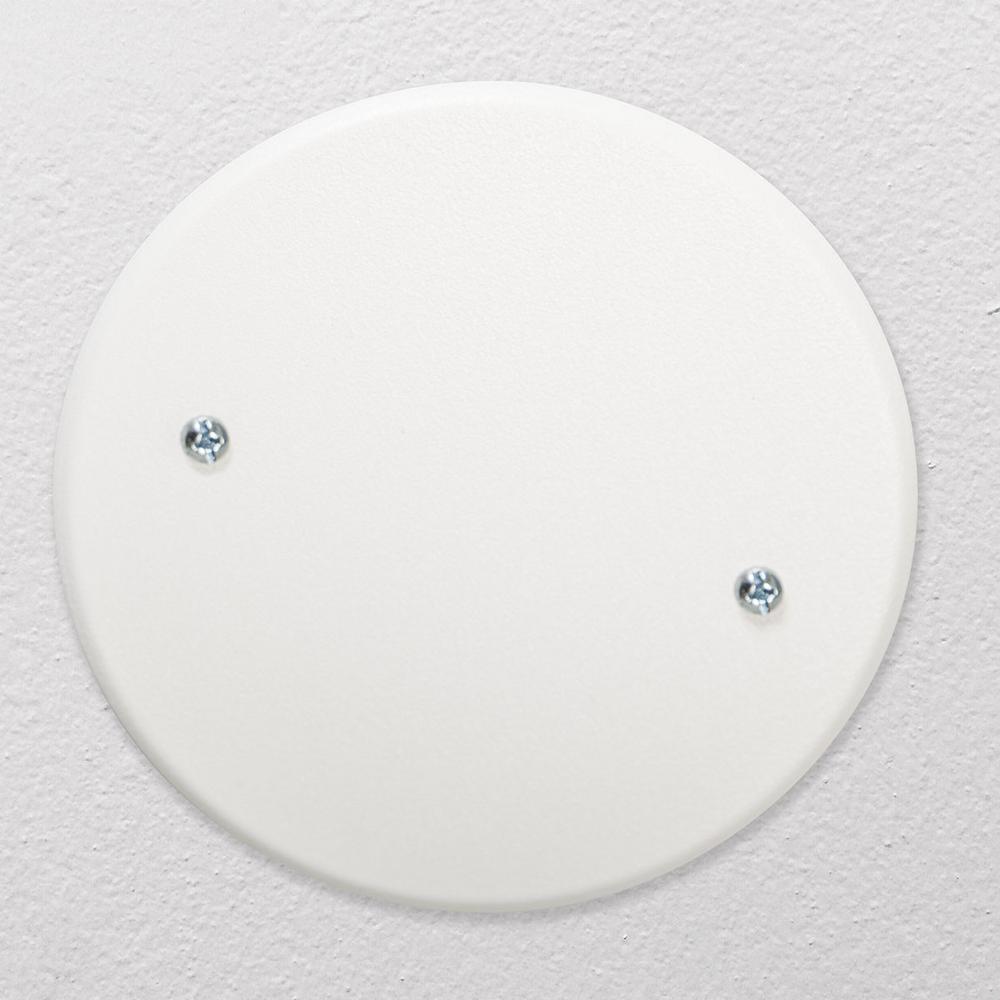 Bell 5 In Round Blank Metal Flat Cover 5653 1 The Home Depot