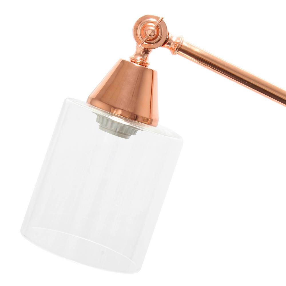 Lalia Home 56 In Rose Gold Swing Arm Floor Lamp With Clear Glass Cylindrical Shade Lhf 5021 Rg The Depot - Rose Gold Pendant Floor Lamp Lalia Home 56 In Rose Gold Swing Arm Floor Lamp With Clear Glass Cylindrical Shade Lhf 5021 Rg The Depot - Rose Gold Pendant Floor Lamp
