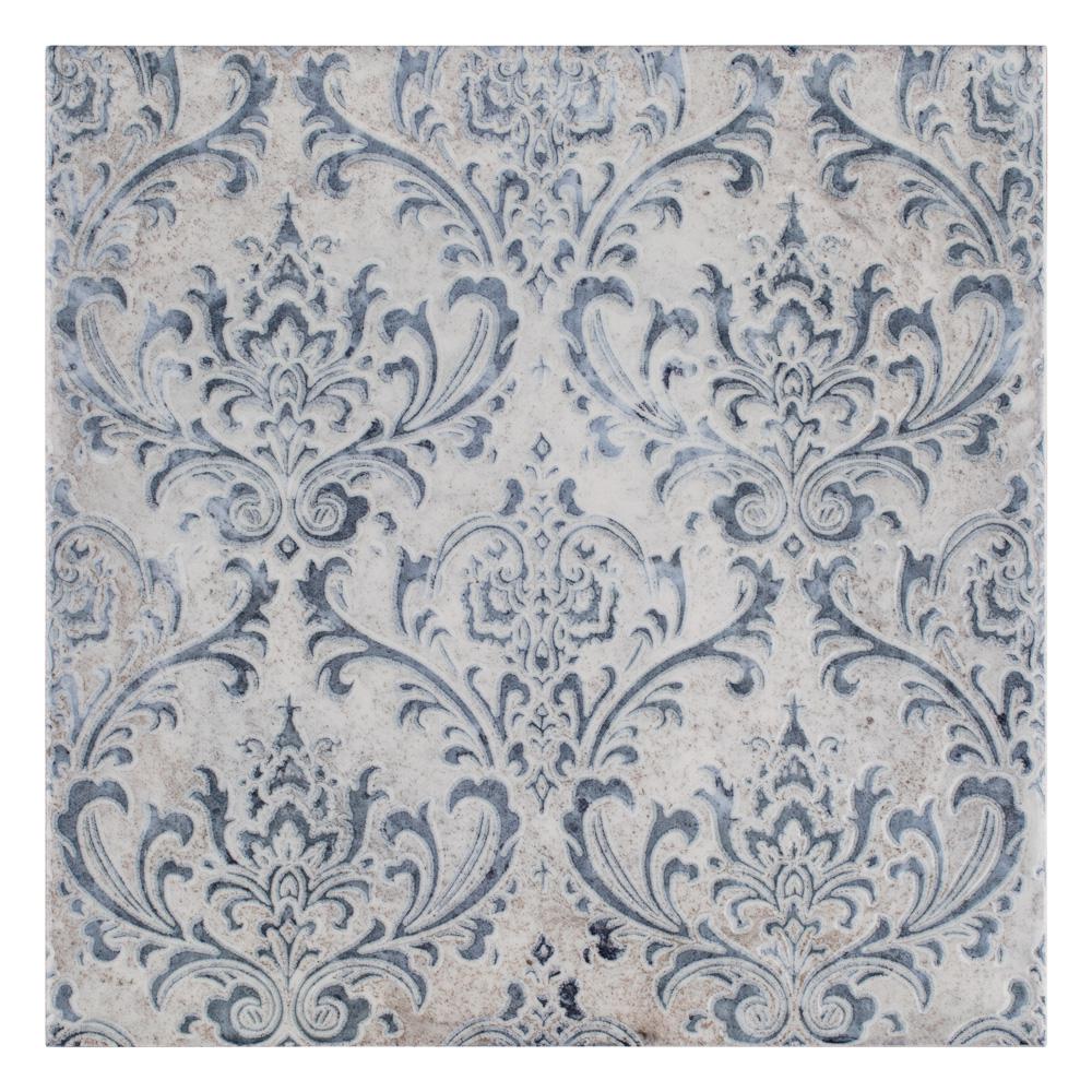 Merola Tile Milano Decor Daman Azul 7 8 In X Ceramic Merola Tile Milano Decor Daman Azul 7