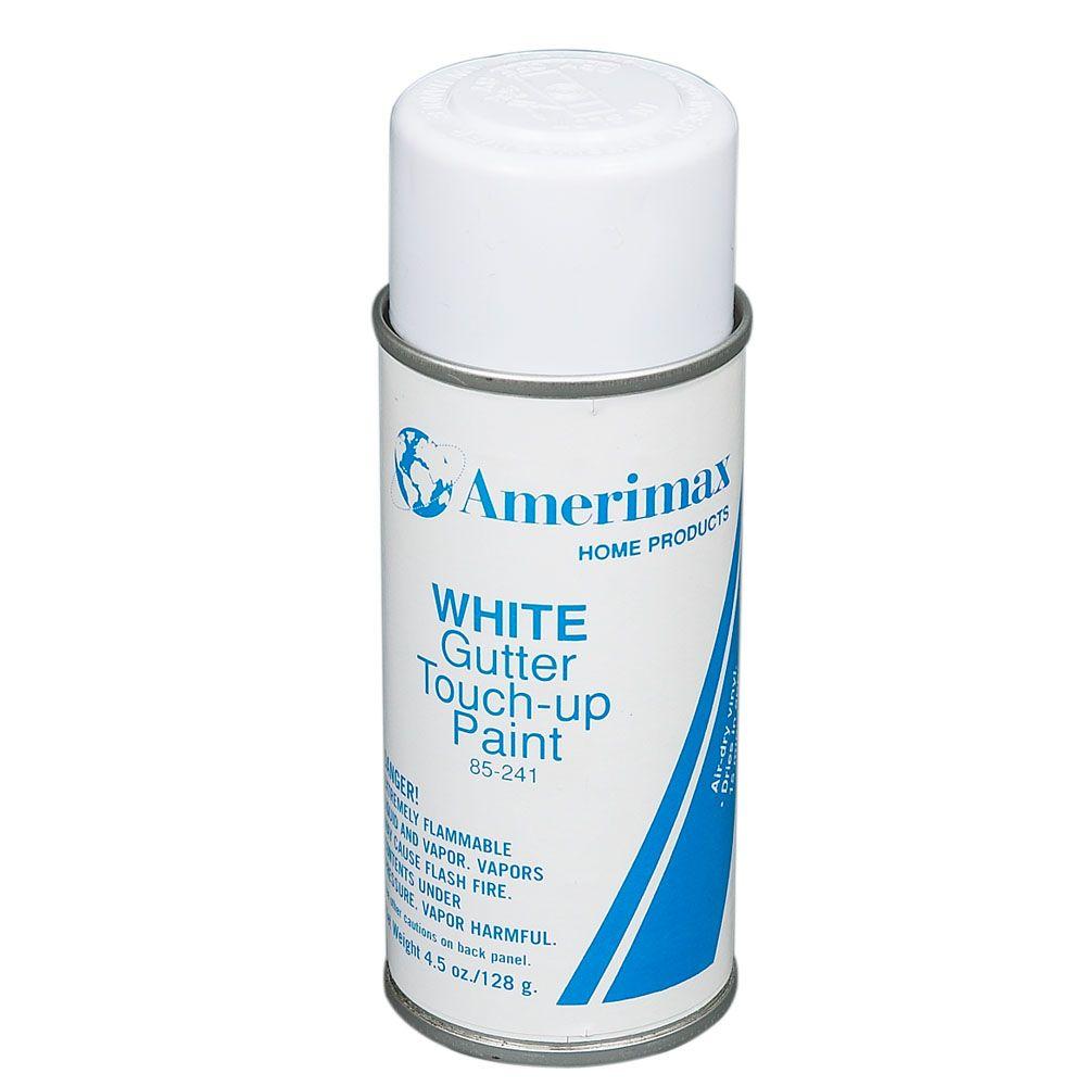 Amerimax Home Products 4 5 Oz White Touch Up Spray Paint 85241 The Home Depot
