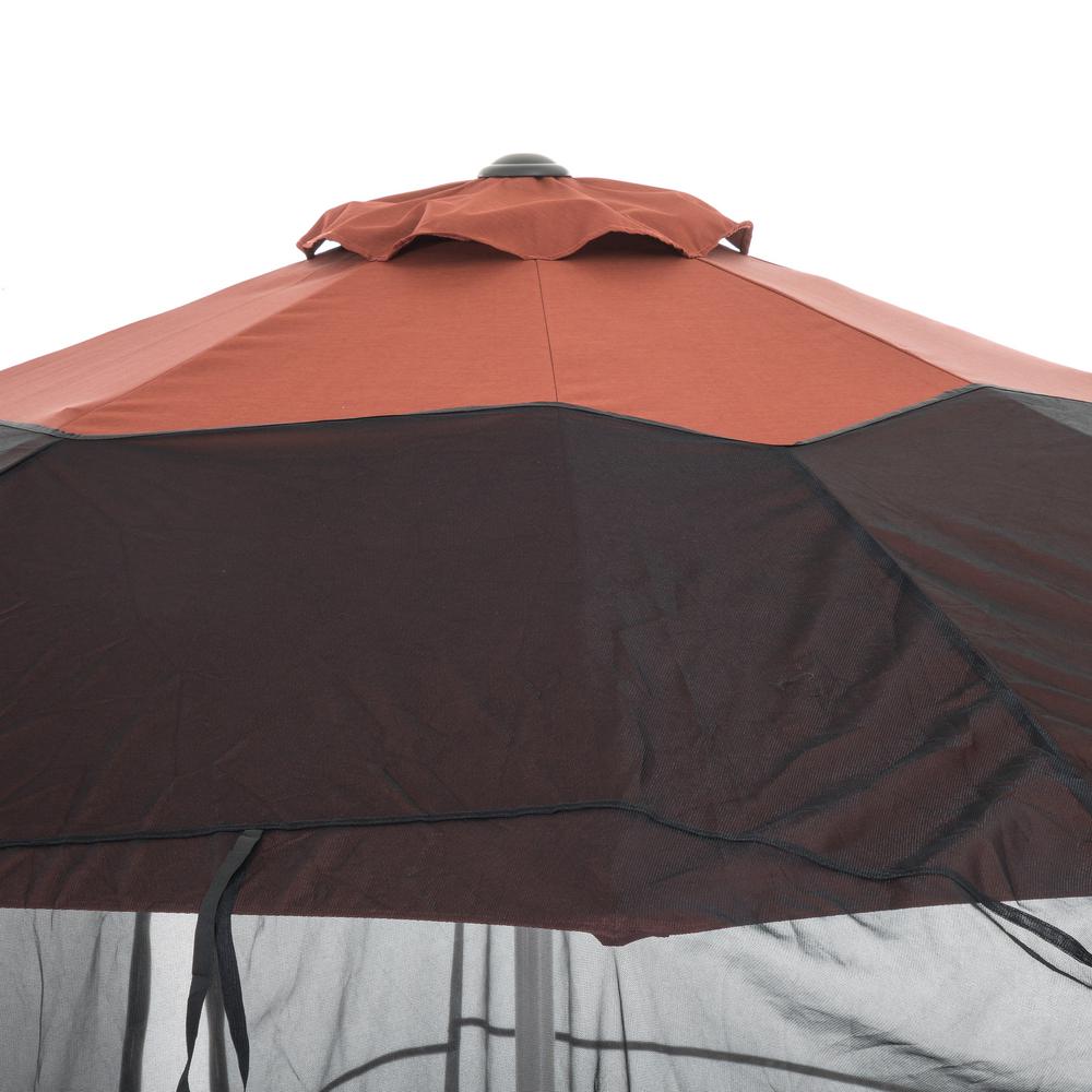 Classic Accessories Patio Umbrella Insect Net Canopy 55 605 012801 Rt The Home Depot