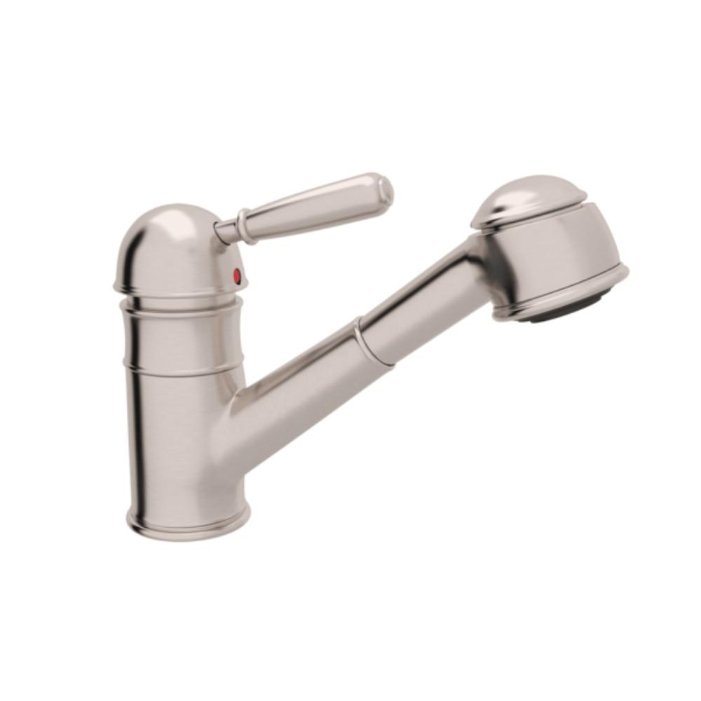 ROHL Classic Single-Handle Pull-Out Sprayer Kitchen Faucet ...