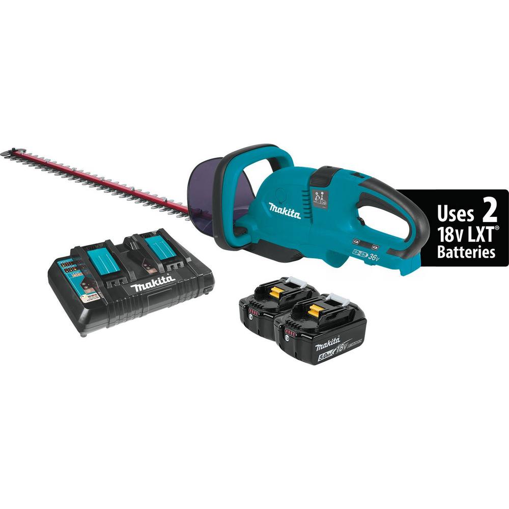 Makita 18 Volt X2 Lxt Lithium Ion 36 Volt Cordless Hedge Trimmer Kit