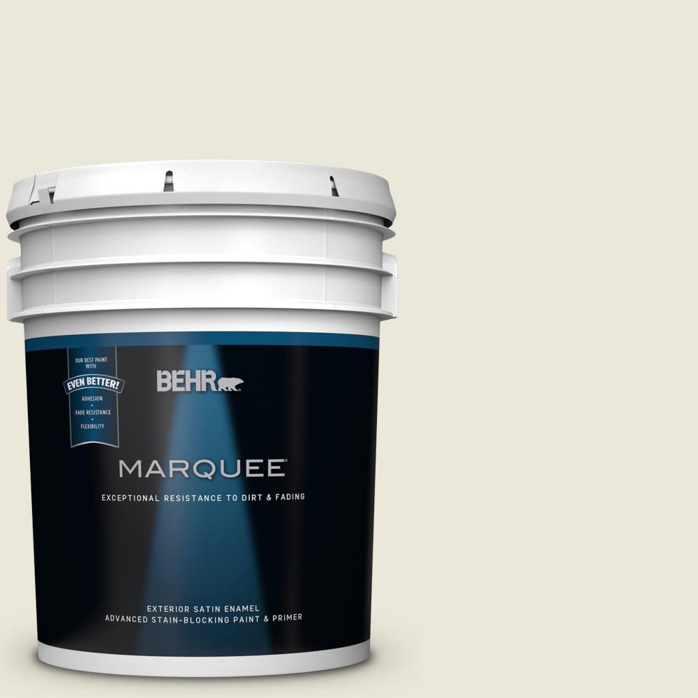 BEHR MARQUEE 5gal. BWC10 Rock Salt Satin Enamel Exterior Paint
