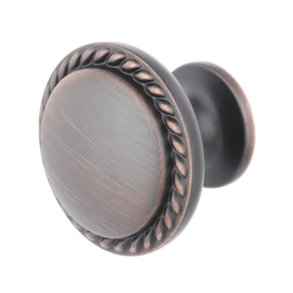 Everbilt Rope Edge 11/8 in Oil Rubbed Bronze Classic Round