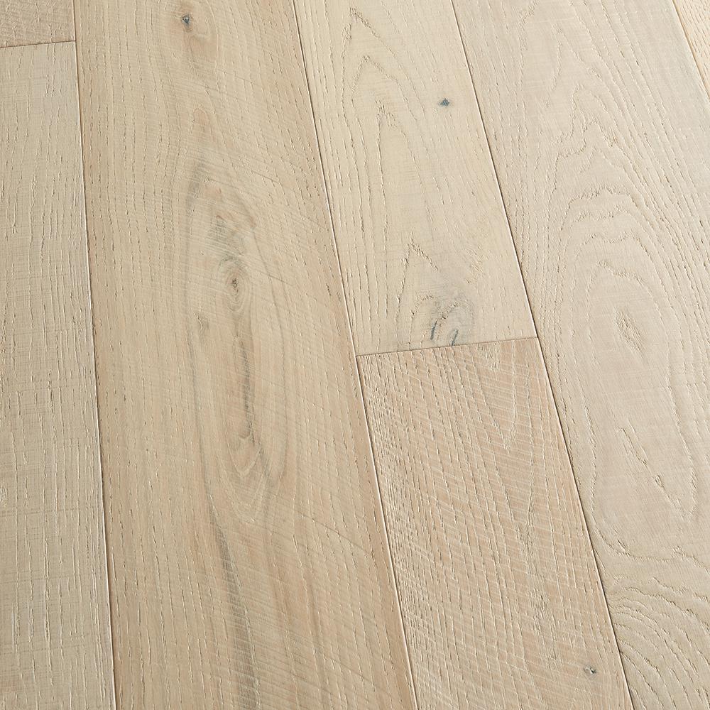 White Malibu Wide Plank 1 2 In Engineered Hardwood