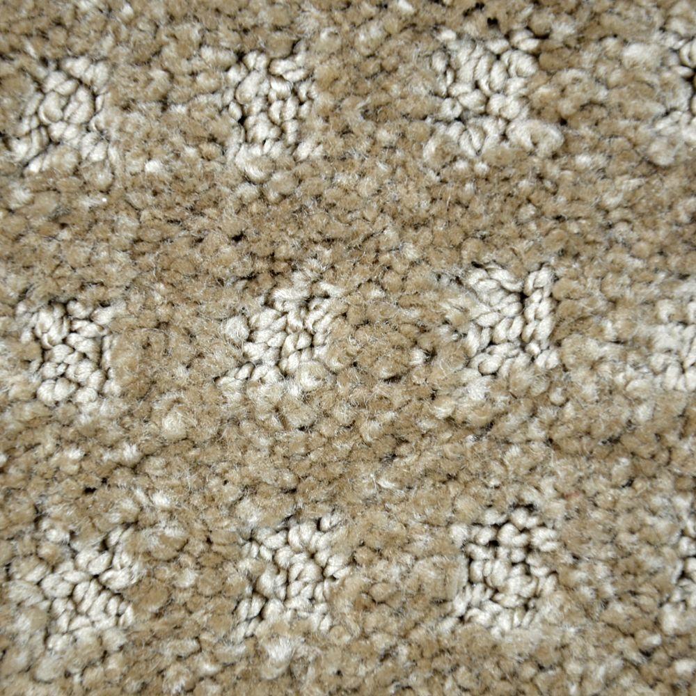 LifeProof Carpet Sample Fancy Flair Color Jasper Pattern 8 in. x 8