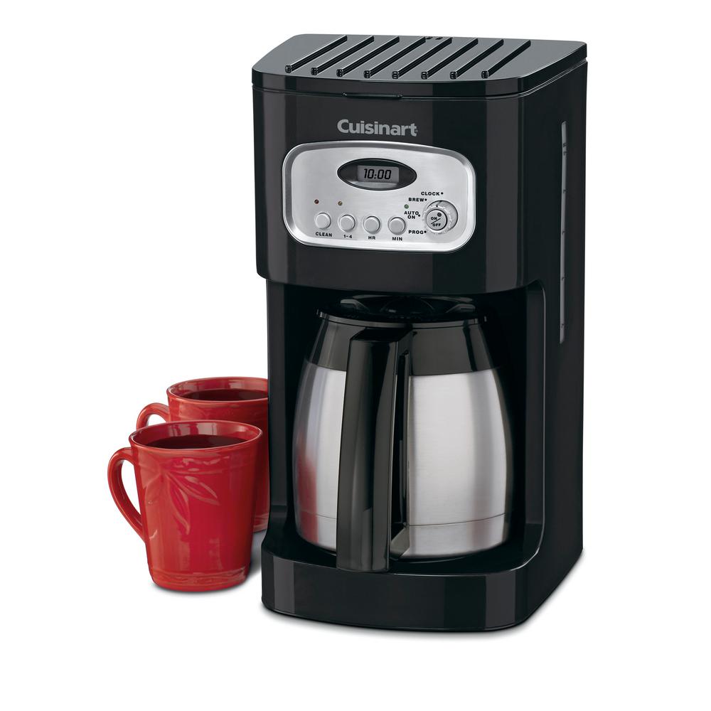 Cuisinart 10-Cup Black Programmable Thermal Coffee Maker ...