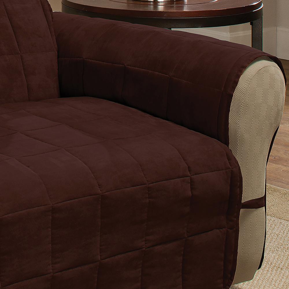 Innovative Textile Solutions Chocolate Ultimate Faux Suede Sofa