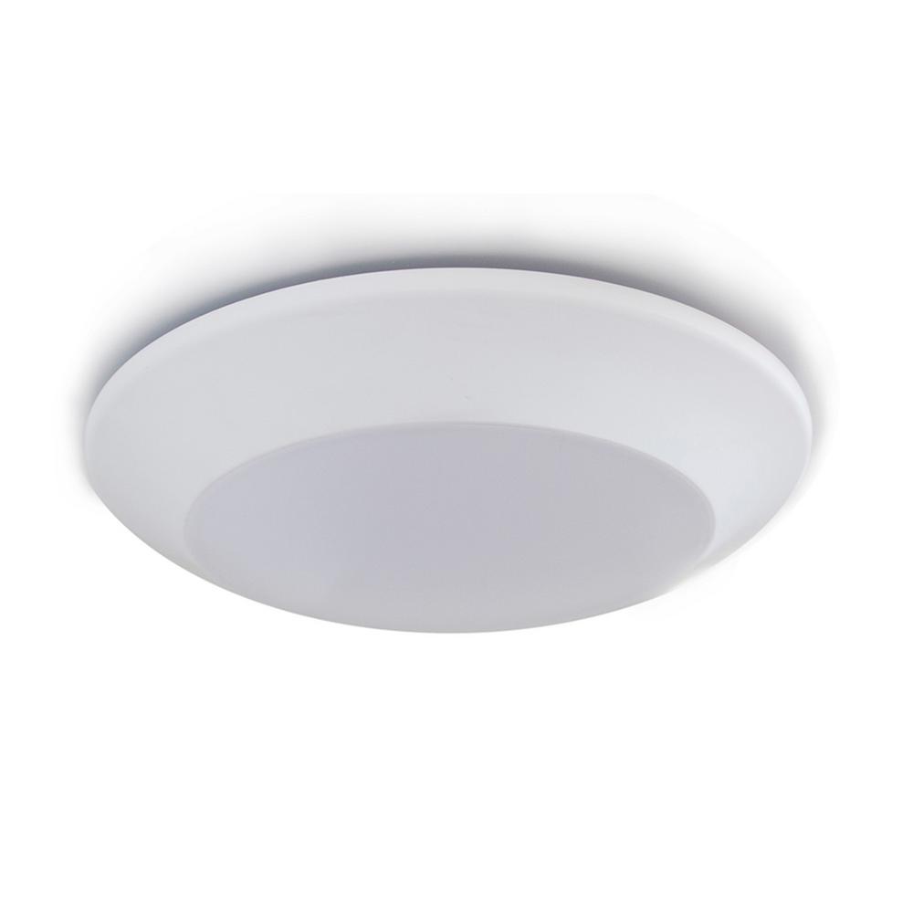 Design House Prescott 7 In White Recessed Led Kit 578450 The Prescott 7 In White Recessed Led Kit