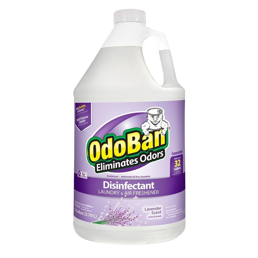 OdoBan 1 Gal. Lavender Odor Eliminator and Disinfectant Multi-Purpose ...