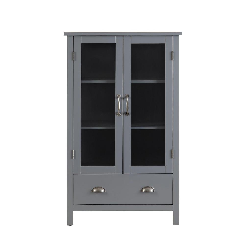 Usl Olivia Large Storage Pantry Sk19087br1 Gy The Home Depot Olivia Large Storage Pantry