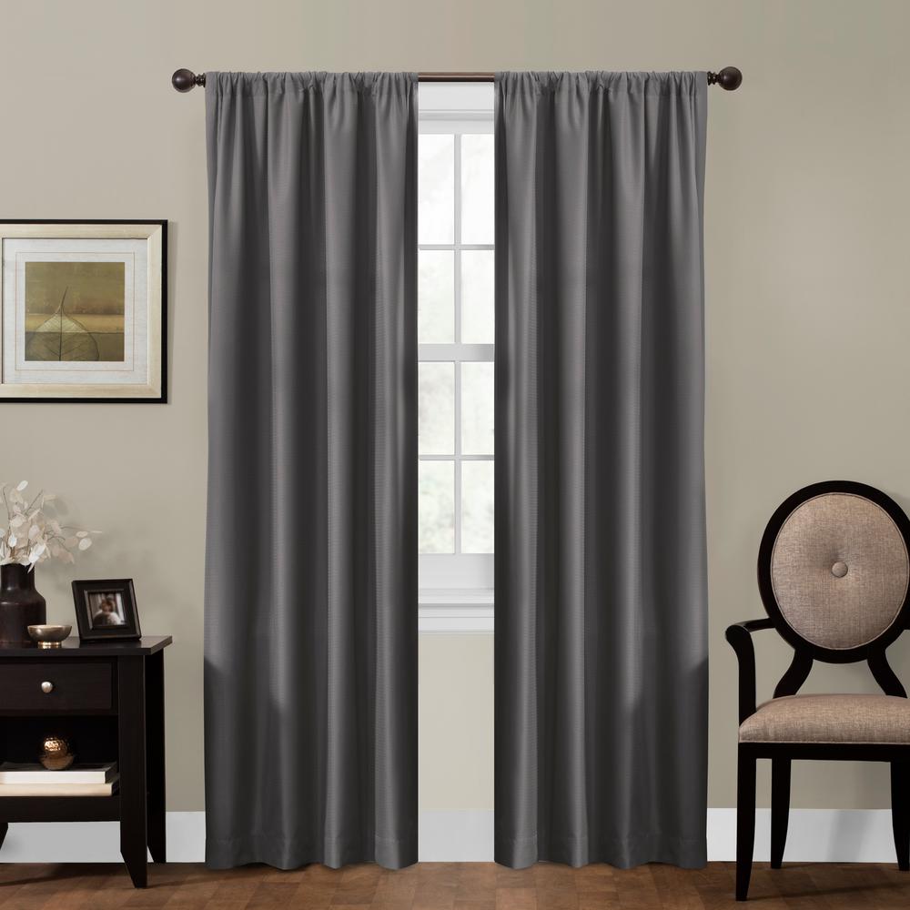Zenna Home Julius 50 in. x 84 in. 100% Blackout Smart Curtain Window