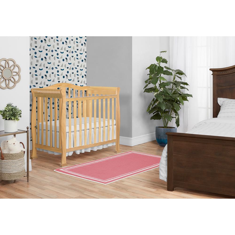 Dream On Me Naples Natural 4 In 1 Convertible Mini Crib 633 N