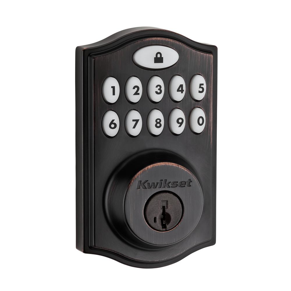 Kwikset Z Wave Smartcode 914 Venetian Bronze Single Cylinder