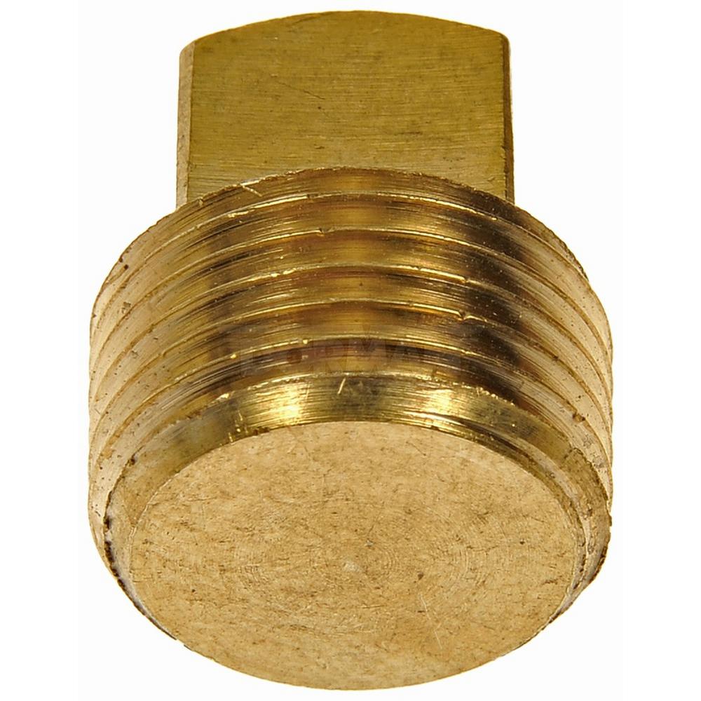 Dorman Brass Pipe Plug - Square Head - 3/8 In. MNPT-785-072D - The Home