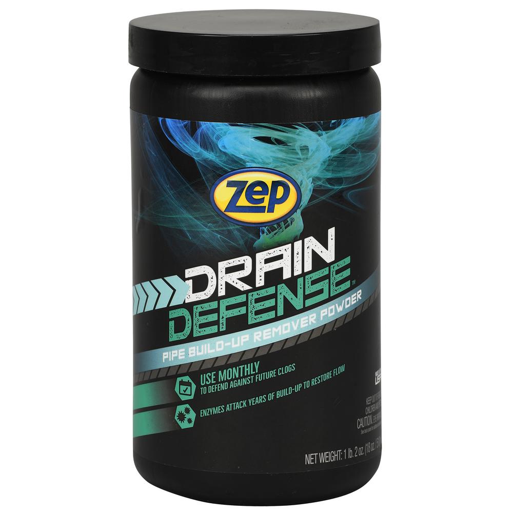 zep drain remover build care defense oz cleaner disposal pipe garbage powder foaming depot cleaners homedepot cleaning