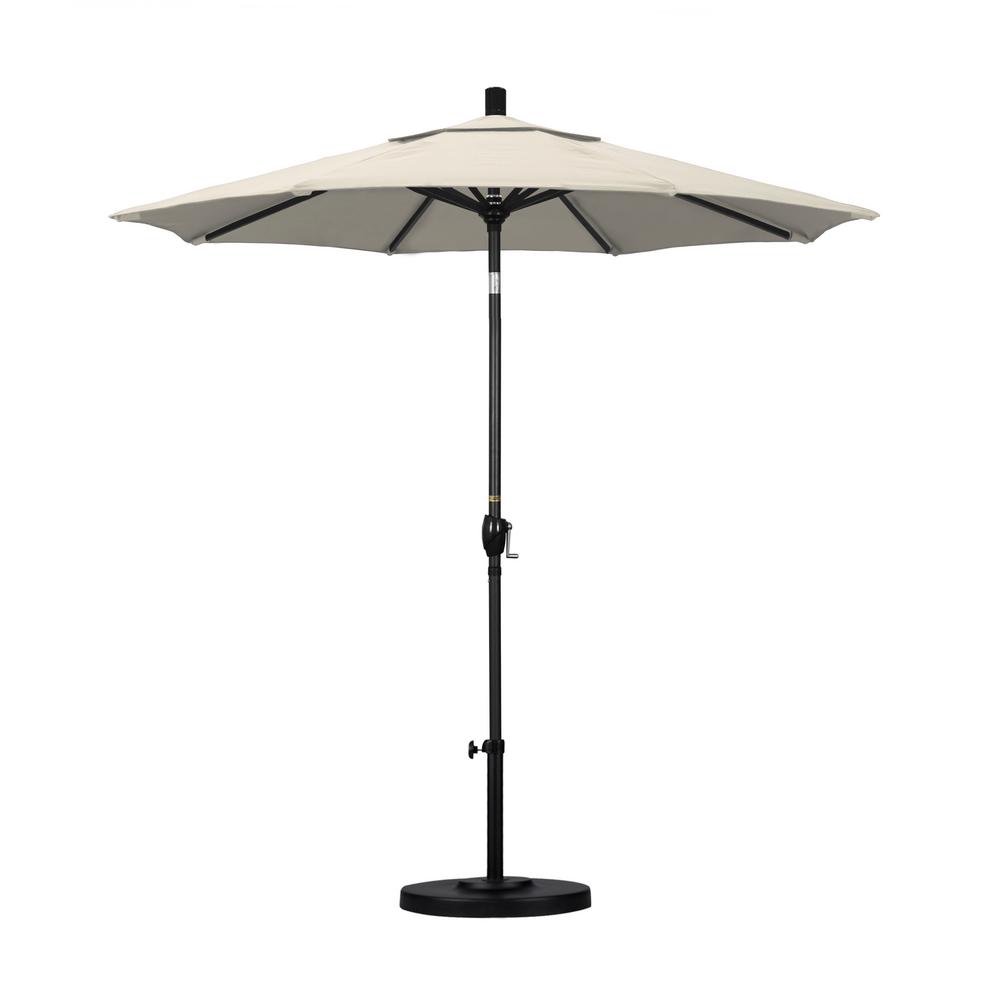 California Umbrella 7-1/2 ft. Fiberglass Push Tilt Patio Umbrella in ...