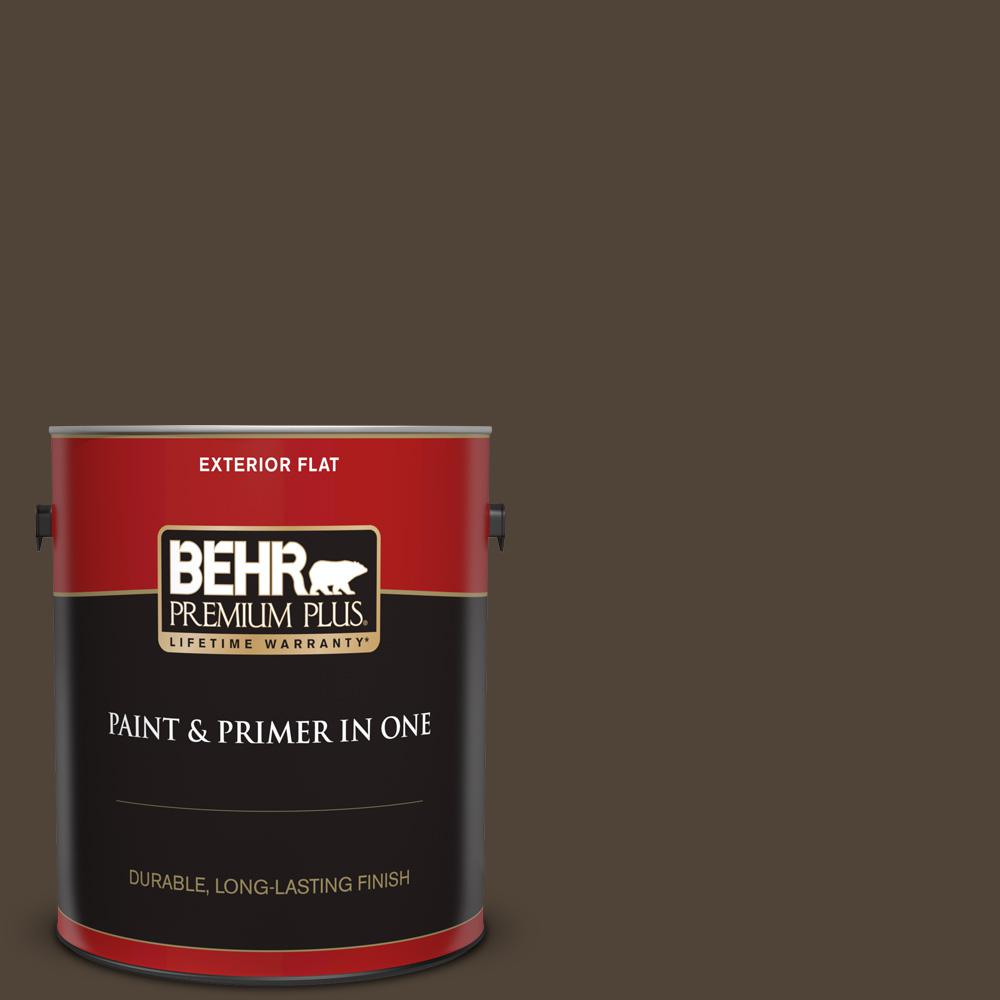 Behr Ultra 8 Oz 790b 7 Bitter Chocolate Satin Enamel Interior Exterior Paint And Primer In One Sample Ul22316 The Home Depot