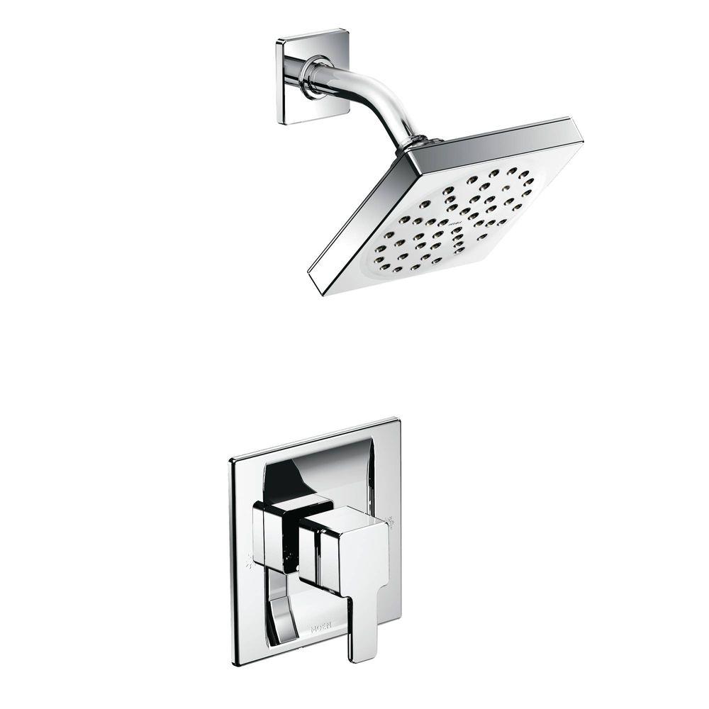Moen 90 Degree Posi Temp Single Handle 1 Spray Shower Faucet Trim Moen 90 Degree Posi Temp Single Handle 1 Spray Shower Faucet Trim