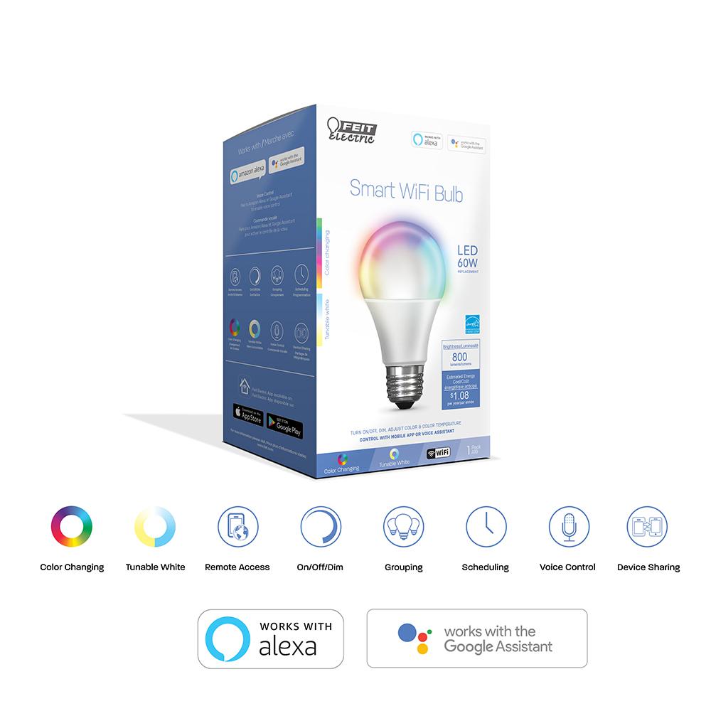 feit smart bulbs google home