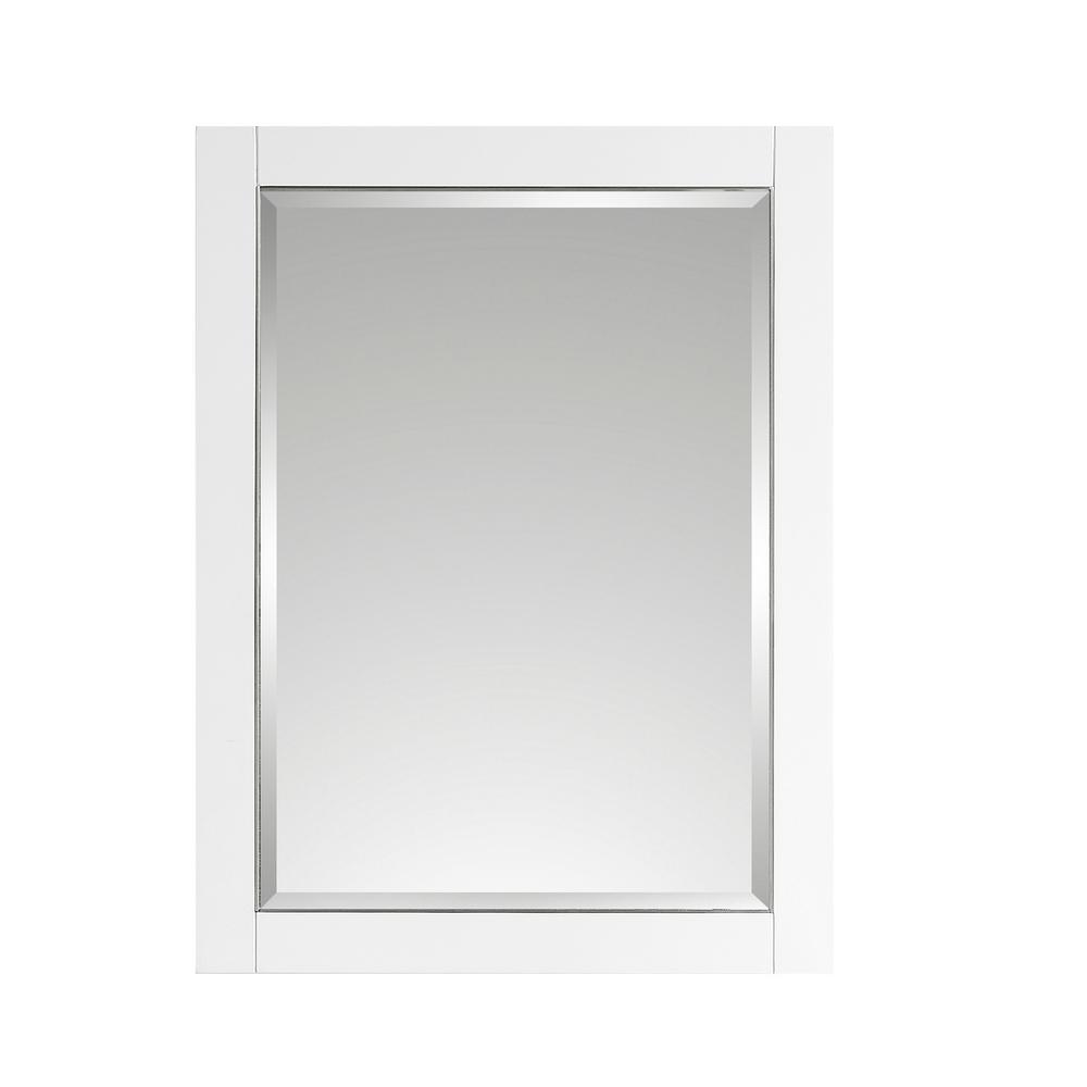 Avanity Allie 22 In W X 28 In H X 6 In D Surface Mount Medicine Cabinet In White With Silver Trim 170512 Mc22 Wts The Home Depot