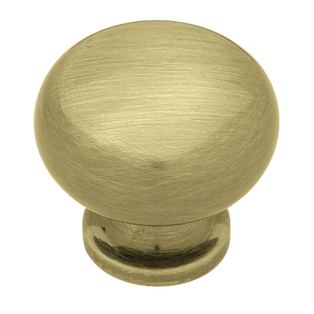 Liberty 11/8 in. Antique Brass Grace Round KnobP50156VSBAC5