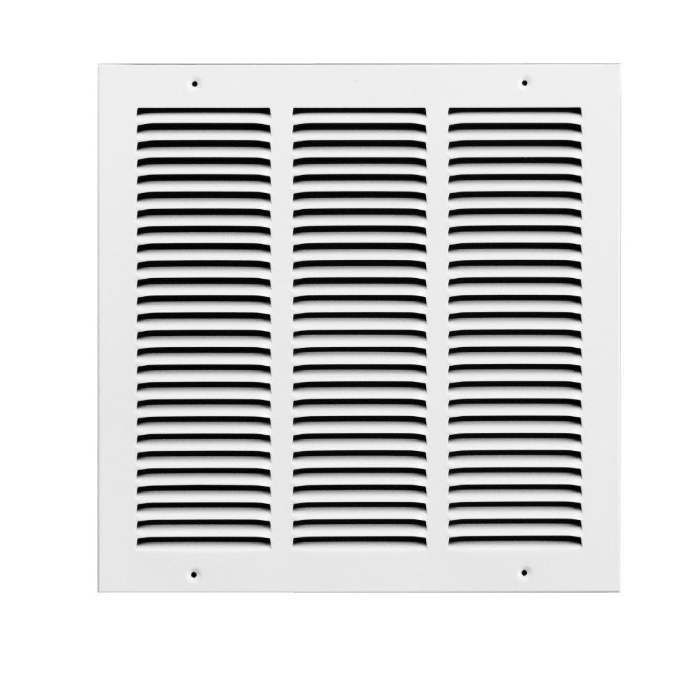 Everbilt 10 in. x 10 in. White Return Air GrilleH170 10X10 The Home
