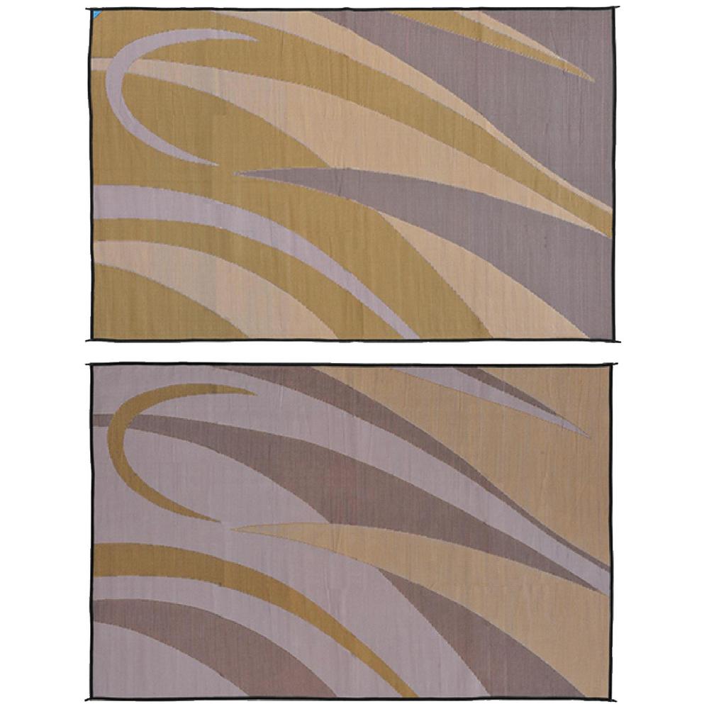 Rv Patio Mats 8 X 20 Compare Prices At Nextag Ming S Mark 8 Ft X 16 Graphic Brown Gold Reversible Mat