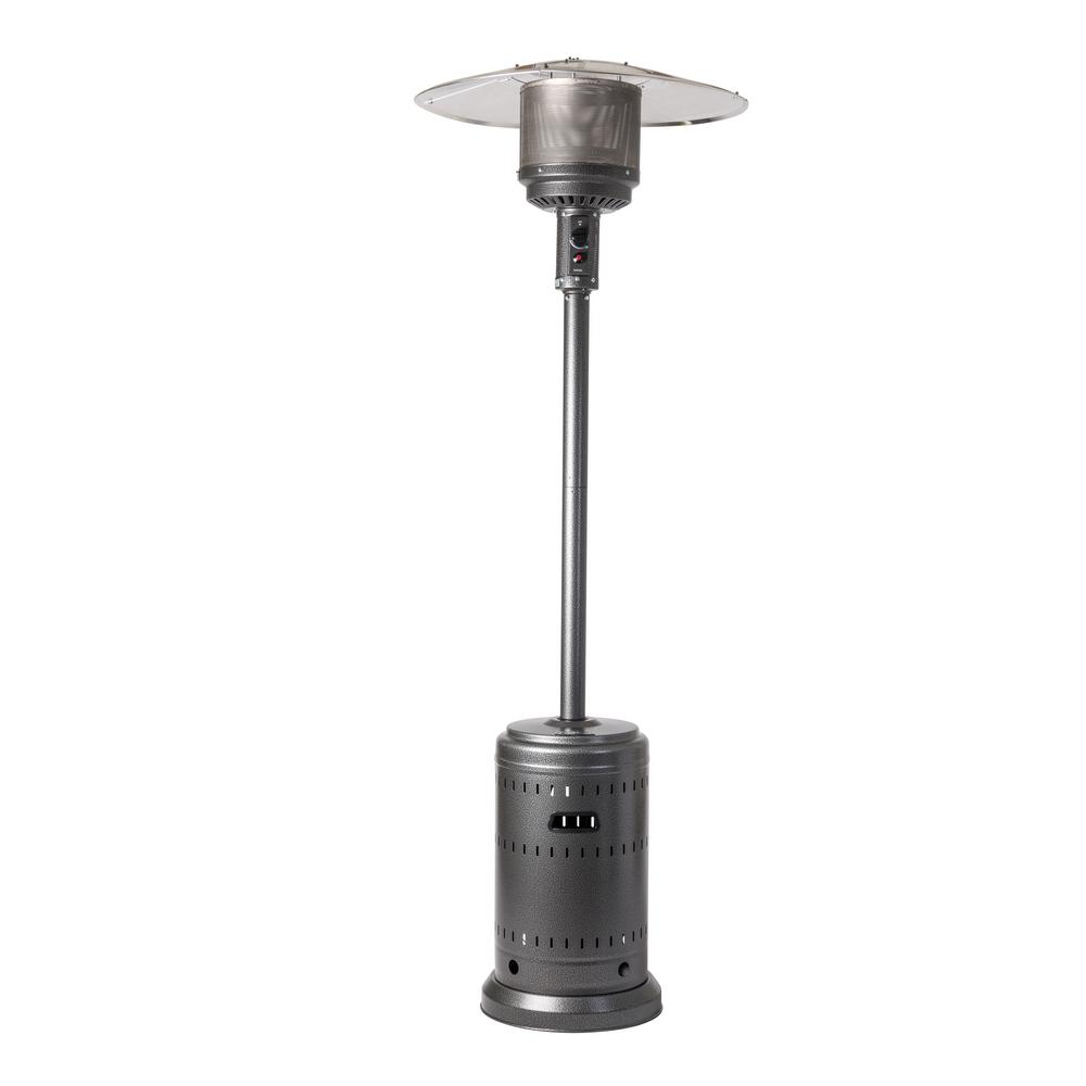 Fire Sense Hammered Platinum 46,000 BTUs Gas Patio Heater62555 The