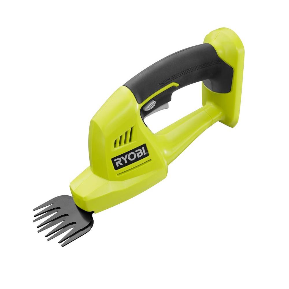 Ryobi 18Volt Cordless Handheld Lawn Grass Shear Shrubber, Shrub Hedge