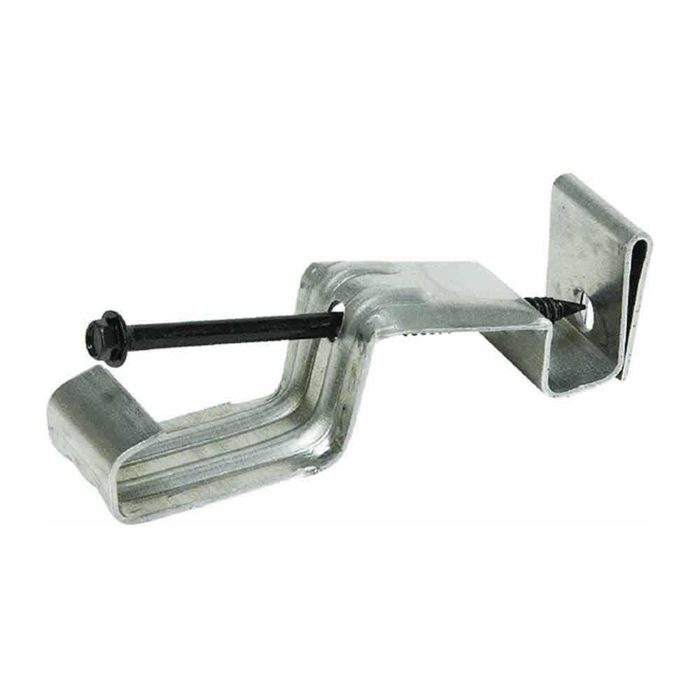 Gibraltar Building Products 5 In Steel K Style Hidden Gutter Hanger With Screw Hhog5g 18 The Home Depot