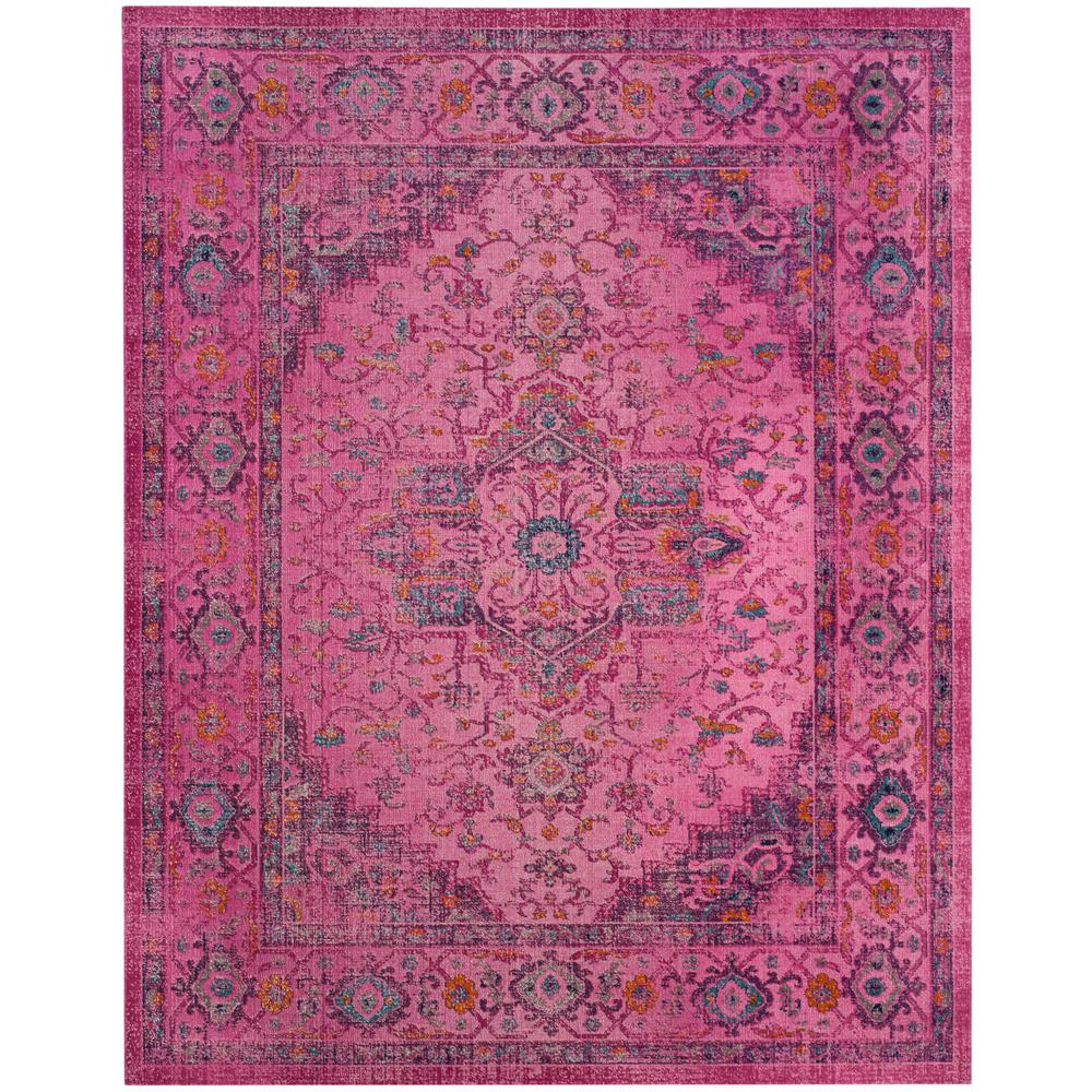 safavieh artisan fuchsia pink area ru