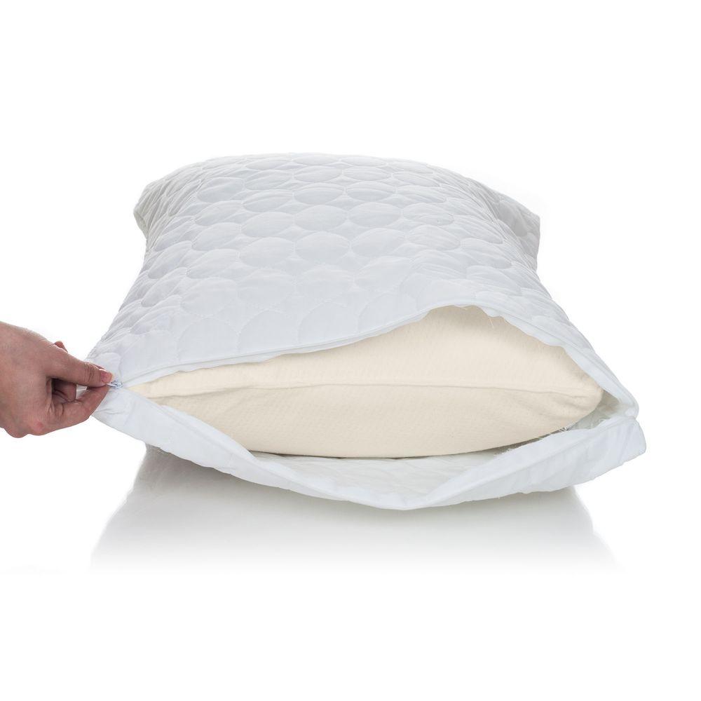 2 PC NO FLAT Bed Pillows Super Soft Down Dust Mite Resistant /& Hypoallergenic