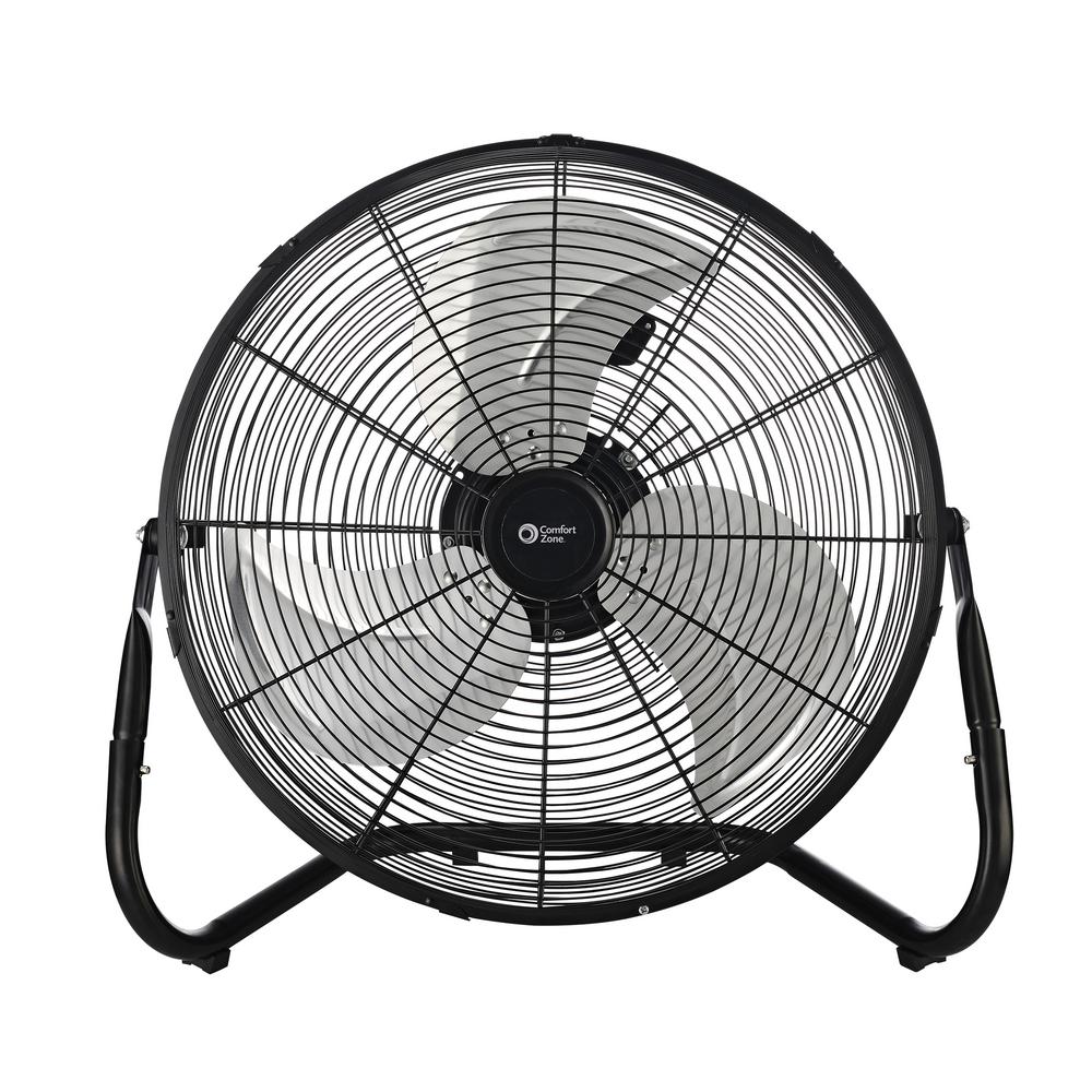 Comfort Zone Black Floor Fans The Home Depot Comfort Zone Black Floor Fans