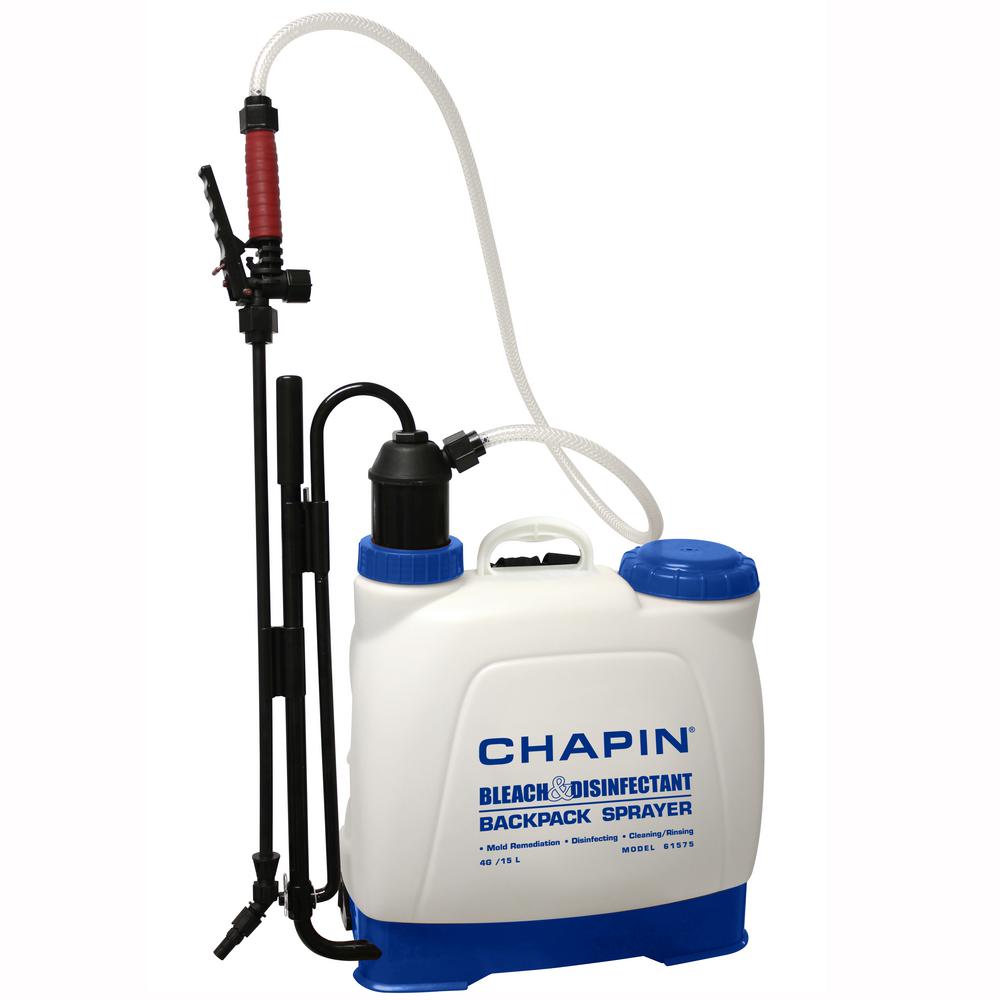 Chapin 4 Gal. EuroStyle Backpack Bleach and Disinfectant Sprayer61575