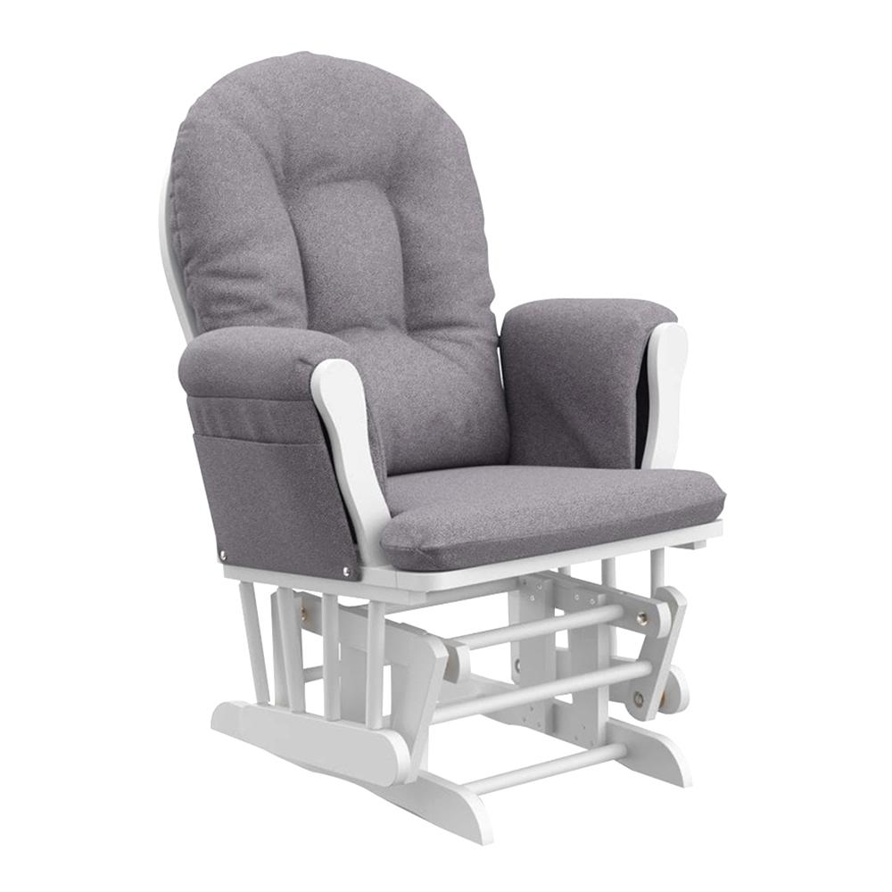 white glider and ottoman
