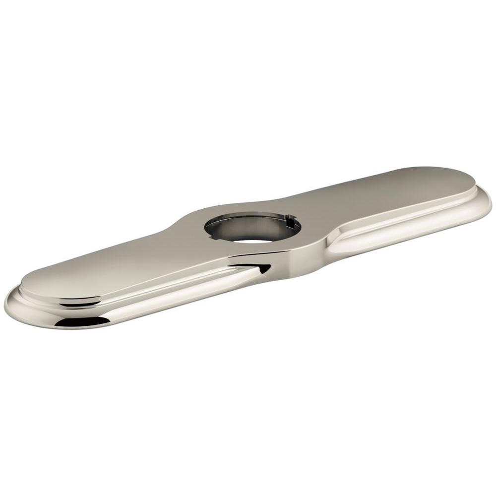 Kohler 1-11/16 inch Metal 3-Hole Kitchen Faucet Escutcheon in Vibrant Polished... by Kohler