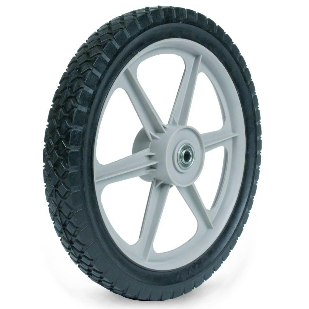 Martin Wheel 14X1.75 Plastic Spoke Semi-Pneumatic Wheel 1/2 inch Ball Bearing... by Martin Wheel