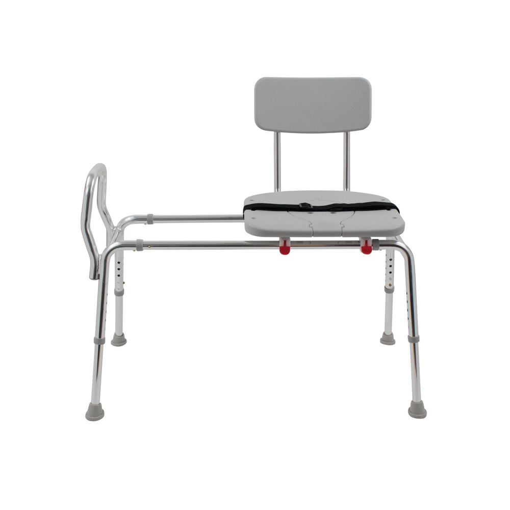 Metal Freestanding Shower Chairs Bath Safety The Home Depot
