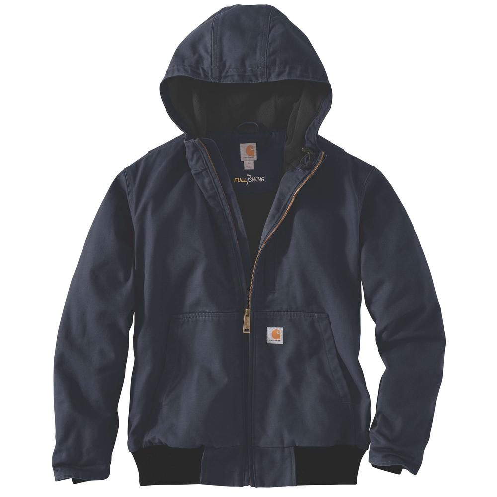 Carhartt Men's 4X-Large Navy Cotton Full Swing Armstrong Active Jacket ...