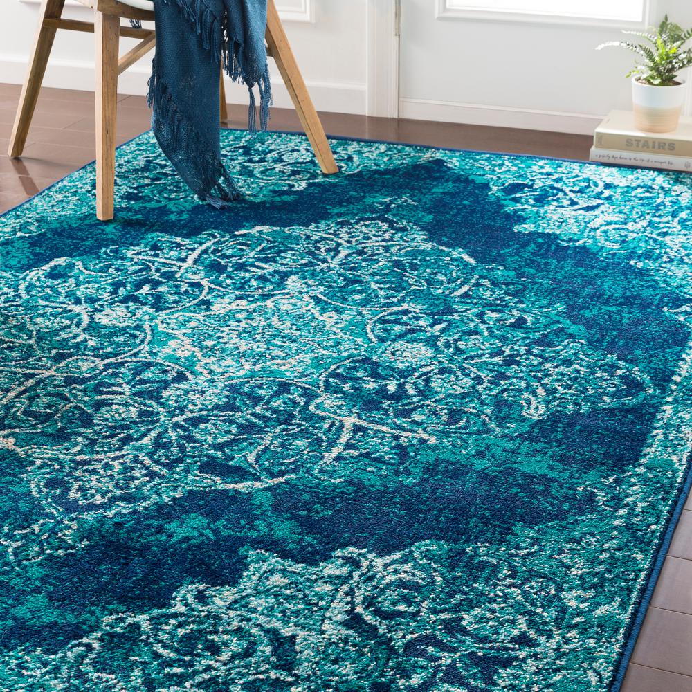 Teal 9 X 13 Area Rugs Rugs The Home Depot   Teal Navy Artistic Weavers Area Rugs S00161009401 E4 400 