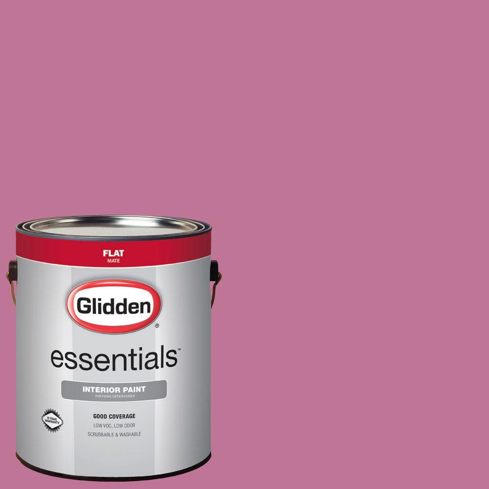 Glidden Essentials 1 Gal Hdgr02d Rose Petal Pink Flat Interior Hdgr02d Rose Petal Pink Flat Interior Paint