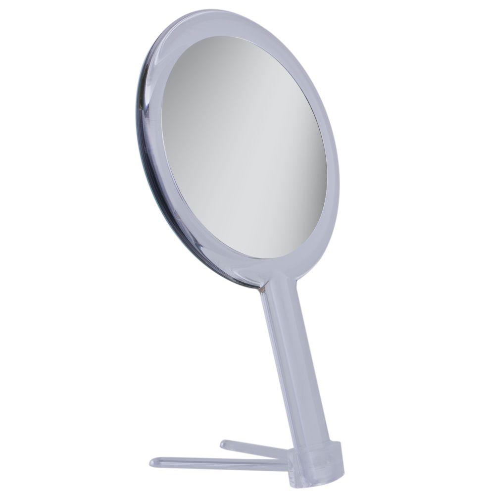 Zadro 1x 5x Hand Mirror In Acrylic Zh06 The Home Depot Zadro 1x 5x Hand Mirror In Acrylic