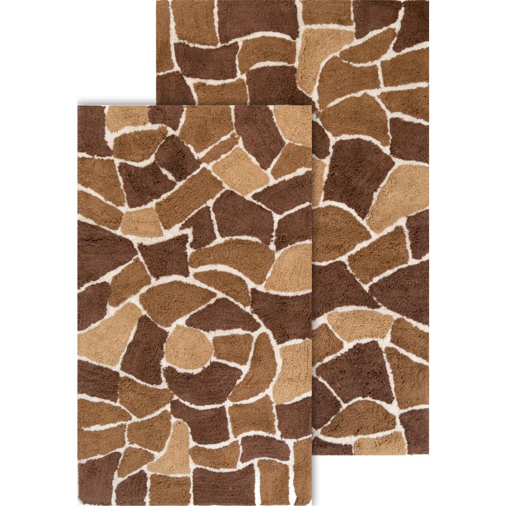 brown bathroom rug sets